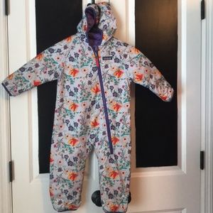 Reversible snow suit